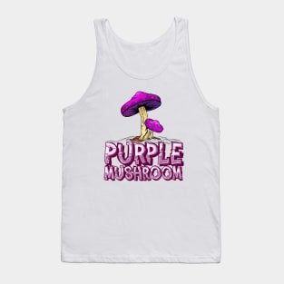 Purple Mushroom Tank Top